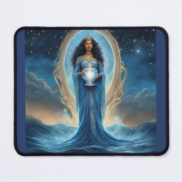 Item preview, AI generated representation of the empress of aquarius. designed and sold by pyna.