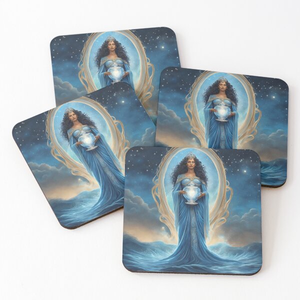 Item preview, AI generated representation of the empress of aquarius. designed and sold by pyna.