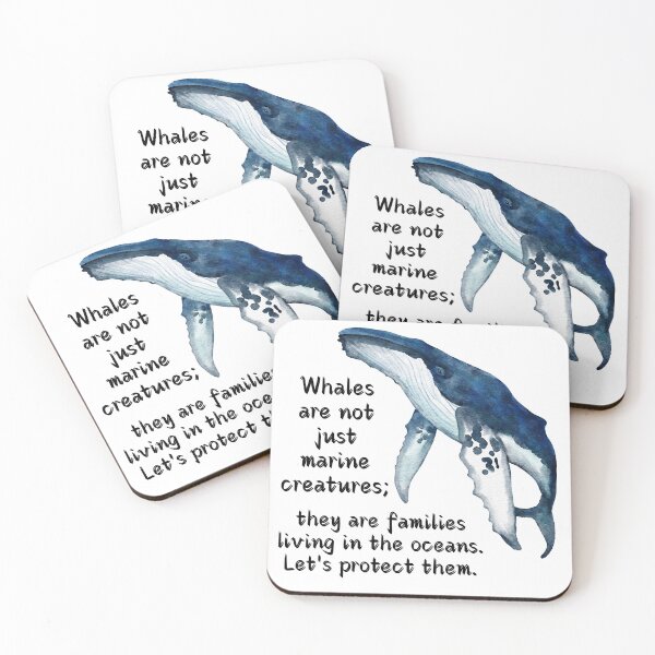 Item preview, Anti-Whaling Sticker & Shirt - Save the Whales sticker, Animal Rights & Marine Conservation designed and sold by SlocifieShop.