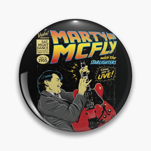 Item preview, Marty McFly Rocking Johnny B. Goode in Comic Style designed and sold by Vudu! ⚡ Studio.