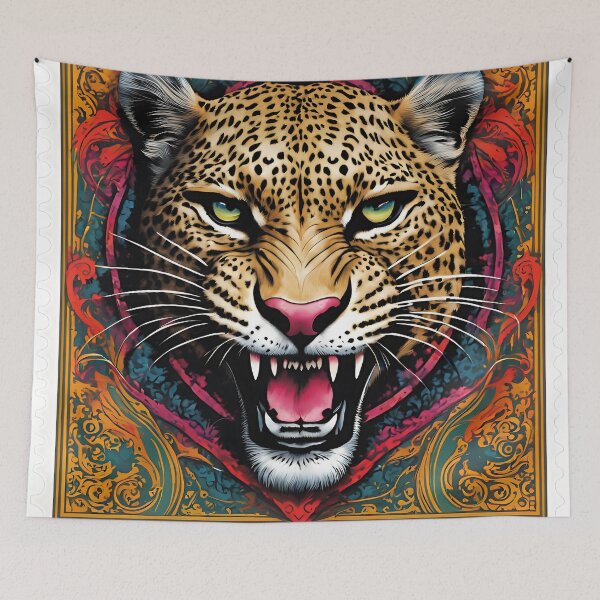 Item preview, The Regal Leopard: Vintage Postal Art designed and sold by Vintagestamps.