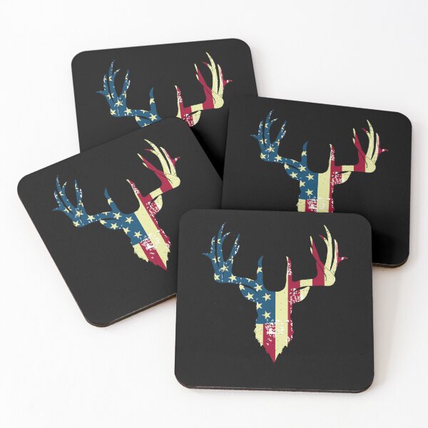 Item preview, Christmas Deer Hunting USA flag | Forest Gift for Hunters designed and sold by JFFStore.