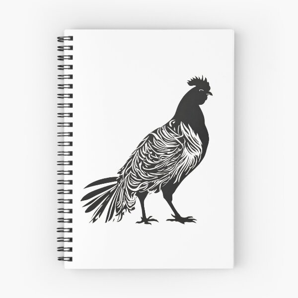 Item preview, Gamefowl, cute chicken, monochrome poultry lover designed and sold by Merchattack.