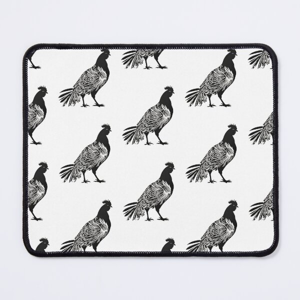Item preview, Gamefowl, cute chicken, monochrome poultry lover designed and sold by Merchattack.