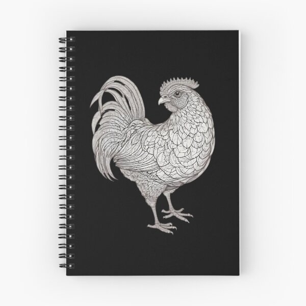 Item preview, Monochrome gamefowl, cute chicken, poultry lover designed and sold by Merchattack.