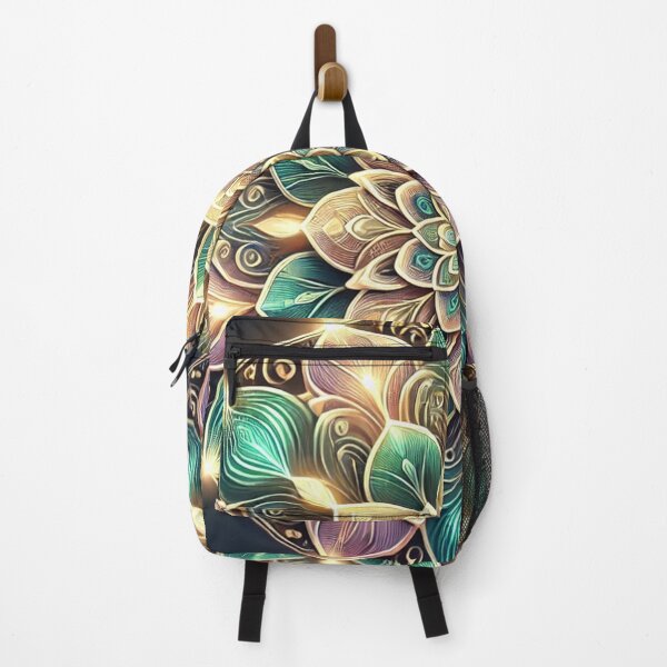 Item preview, Majestic Mandala with Glowing Petals designed and sold by TeslaSt0re.