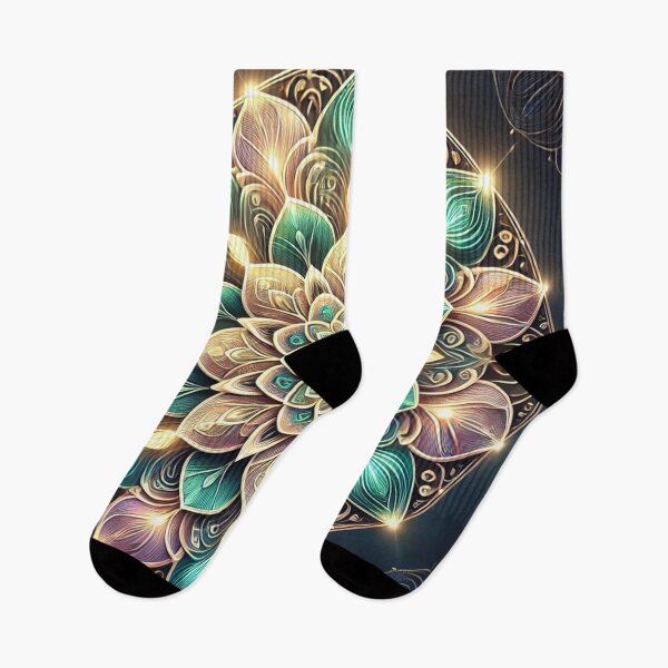 Item preview, Majestic Mandala with Glowing Petals designed and sold by TeslaSt0re.