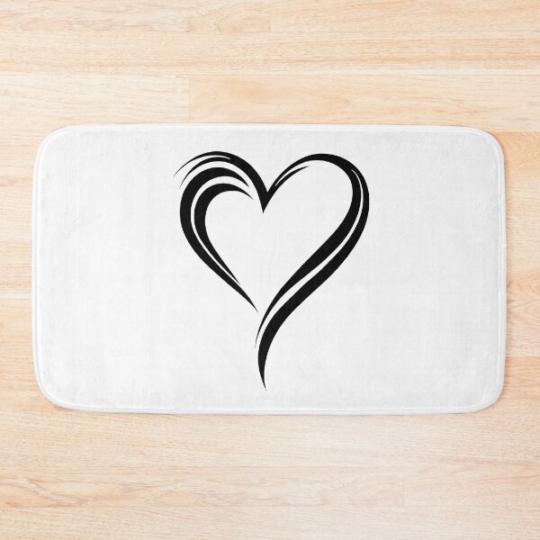 Item preview, Stunning Heart Illustration in Black Line Art - Perfect for Expressing Love with a Classic and Elegant Touch designed and sold by UniGift.