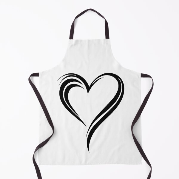 Item preview, Stunning Heart Illustration in Black Line Art - Perfect for Expressing Love with a Classic and Elegant Touch designed and sold by UniGift.
