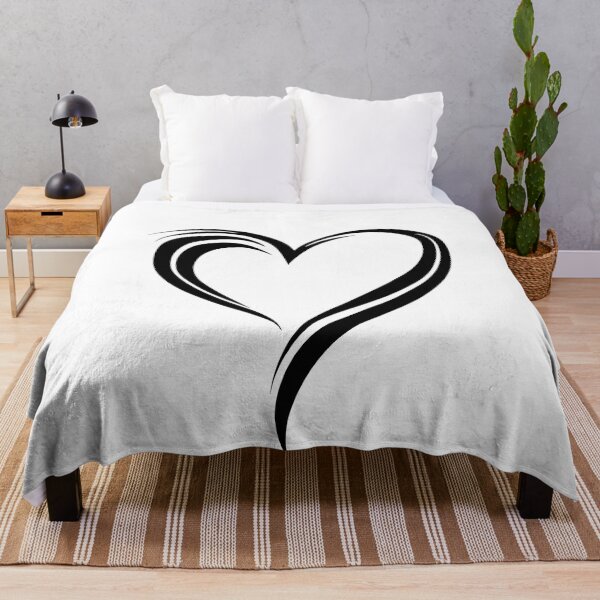 Item preview, Stunning Heart Illustration in Black Line Art - Perfect for Expressing Love with a Classic and Elegant Touch designed and sold by UniGift.