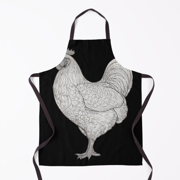 Item preview, Monochrome gamefowl, cute chicken, poultry lover designed and sold by Merchattack.