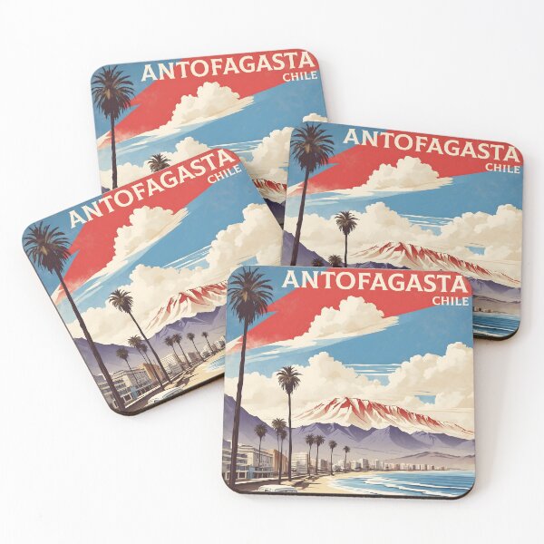 Item preview, Antofagasta Chile Retro Vintage Poster Tourism  designed and sold by TravelersGems.