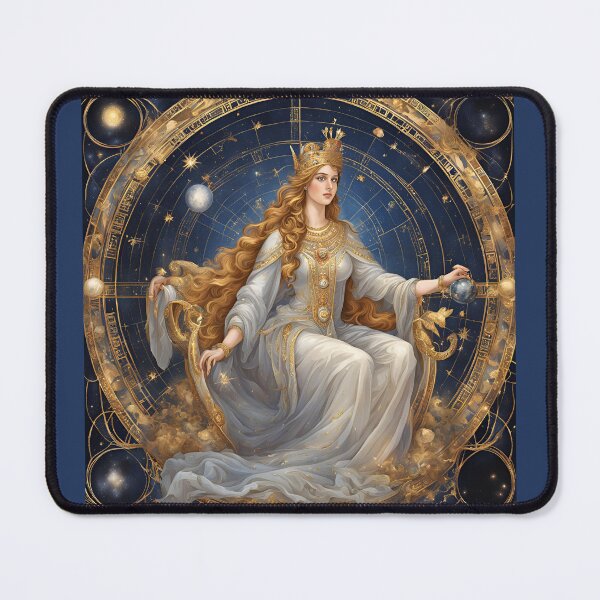 Item preview, AI generated representation of the empress of virgo. designed and sold by pyna.