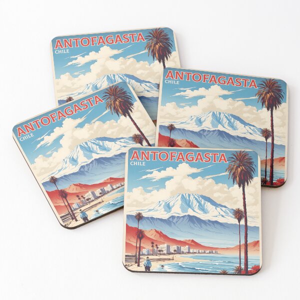 Item preview, Antofagasta Chile Retro Vintage Poster Tourism  designed and sold by TravelersGems.