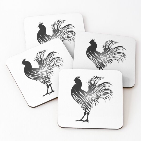 Item preview, Black gamefowl, cute chicken, poultry lover designed and sold by Merchattack.