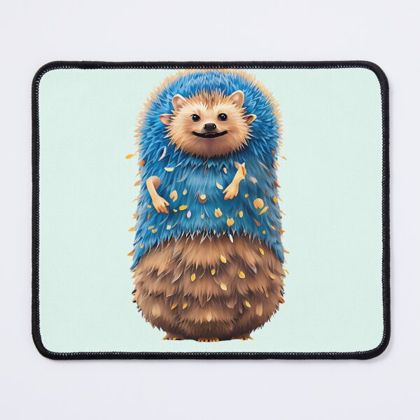 Item preview, The Fluffy Blue Hedgehog designed and sold by M22--.