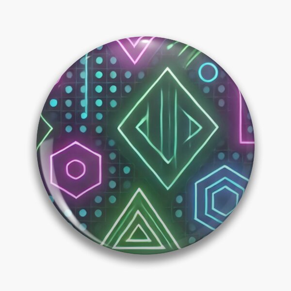 Item preview, Modern Neon Geometric Shapes designed and sold by TeslaSt0re.