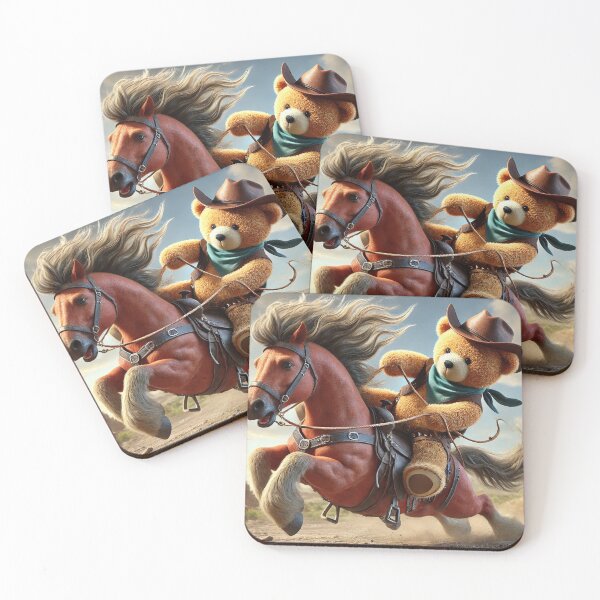 Item preview, Teddy bear on galloping horse designed and sold by Osintown.