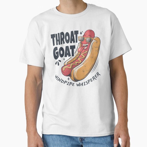 Vista previa del artículo con la obra «Cabra de garganta - Hot Dog», diseñado y vendido por BeansterNL.