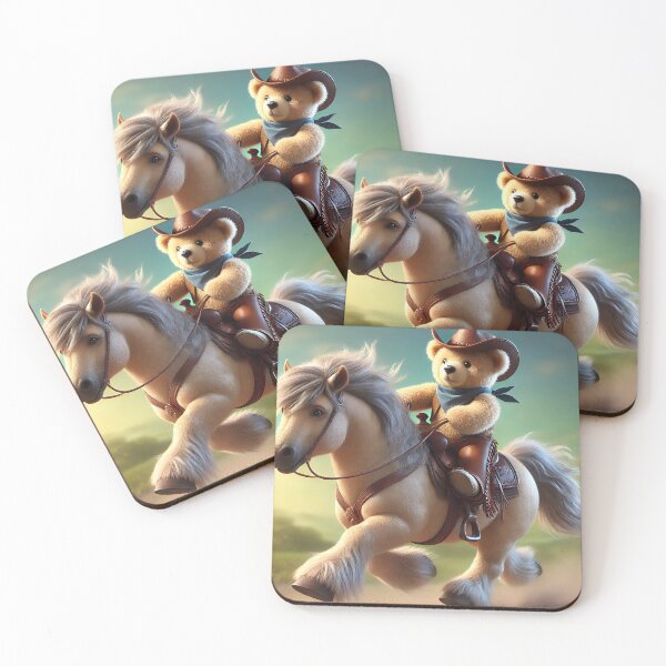 Item preview, Teddy bear on horse designed and sold by Osintown.
