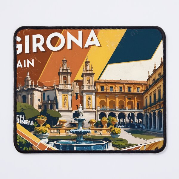 Item preview, Girona Spain Vintage Travel Tourism designed and sold by TravelersGems.