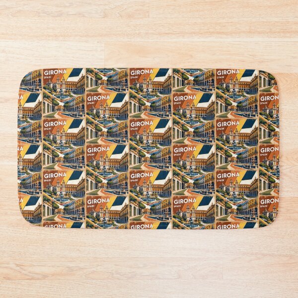 Item preview, Girona Spain Vintage Travel Tourism designed and sold by TravelersGems.