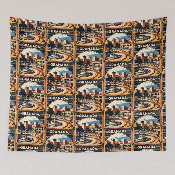 Item preview, Granada Spain Vintage Travel Tourism designed and sold by TravelersGems.