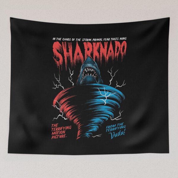Item preview, Sharknado Meets Jaws: Twisted Shark Attack designed and sold by Vudu! ⚡ Studio.