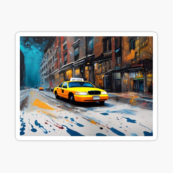 Urban City Nights Sticker
