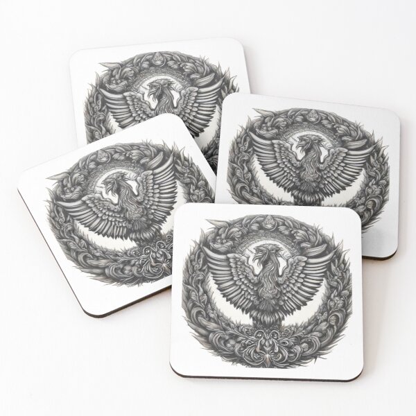 Item preview, A striking modern tattoo design of a phoenix  designed and sold by idizayilstore.
