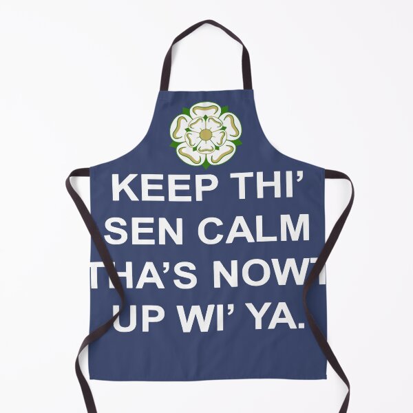 Item preview, Keep Thi Sen Calm Thas Nowt Up Wi Ya White Text designed and sold by taiche.