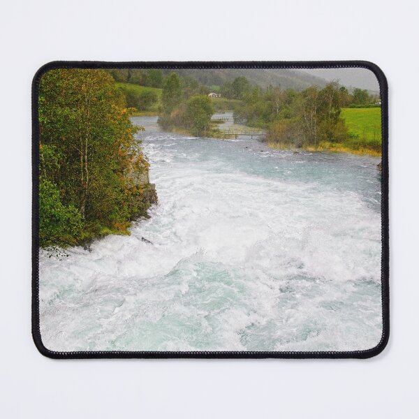 Item preview, Laukifossen Falls Stryneelva River Near Olden Norway designed and sold by Martyn R Arnold Fine Art Nature & Landscape Photography.