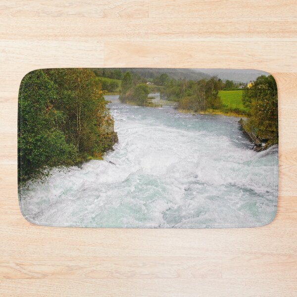 Item preview, Laukifossen Falls Stryneelva River Near Olden Norway designed and sold by Martyn R Arnold Fine Art Nature & Landscape Photography.