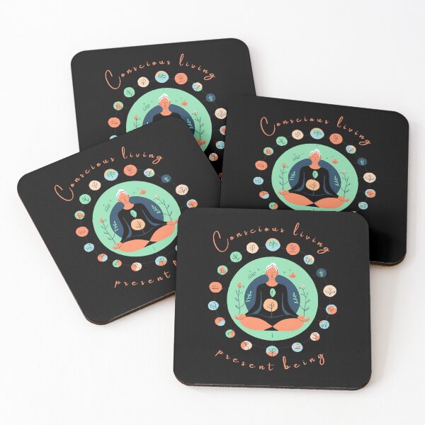 Item preview, conscious living present being  designed and sold by ZenAuraBoutique.