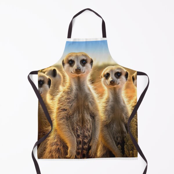 Item preview, Group of Meerkats standing in deserted scene - Wildlife photo designed and sold by TheArtistOf2022.