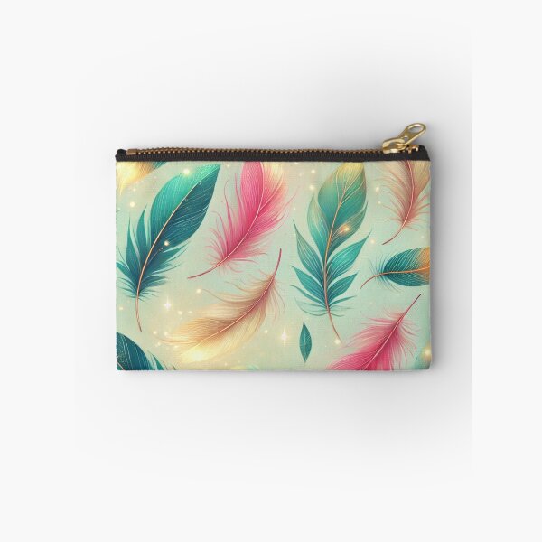 Item preview, Whimsical Floating Feathers with Neon Glow designed and sold by TeslaSt0re.
