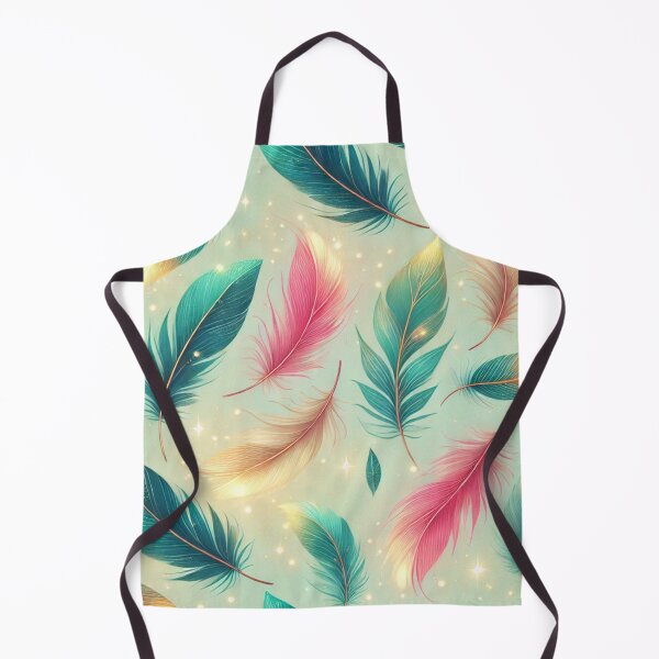 Item preview, Whimsical Floating Feathers with Neon Glow designed and sold by TeslaSt0re.