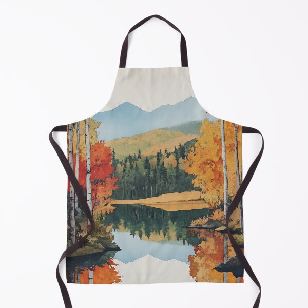 Item preview, Autumn Birches by a Serene Lake Dunmore  designed and sold by Studio Axis.