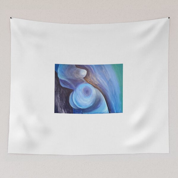 Item preview, Abstract Woman in blue designed and sold by AnnAusKaputt.