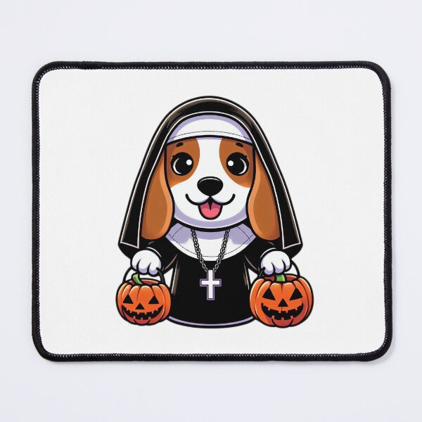 Item preview, Halloween Beagle Nun designed and sold by EpicPaws.