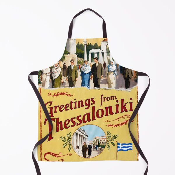 Item preview, Greetings from Thessaloniki Central Macedonia Greece Postcard Vintage Retro Travel Vintage designed and sold by TravelPostcardGems.