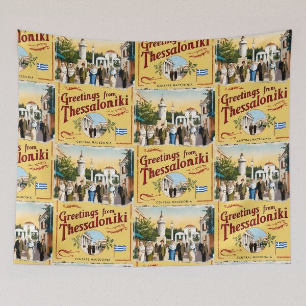 Item preview, Greetings from Thessaloniki Central Macedonia Greece Postcard Vintage Retro Travel Vintage designed and sold by TravelPostcardGems.