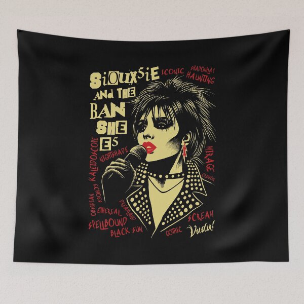 Item preview, Siouxsie Singing: Gothic Punk Anthem designed and sold by Vudu! ⚡ Studio.