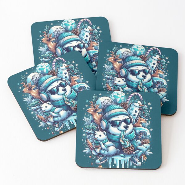 Item preview, Polar Bear Holiday Vibes designed and sold by TheShadow30.