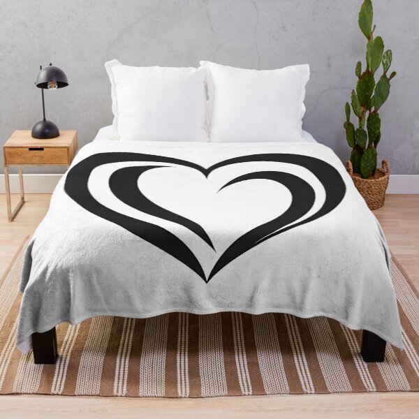 Item preview, Minimalist Black Line Art Heart - Elegantly Simple Heart Design in Bold Black for a Chic and Timeless Appeal designed and sold by UniGift.
