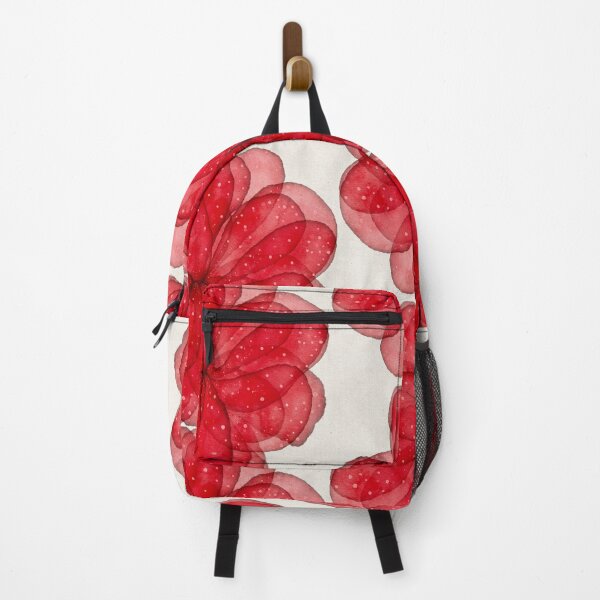 Item preview, Red Watercolour Floral Burst designed and sold by Etienne Topham.