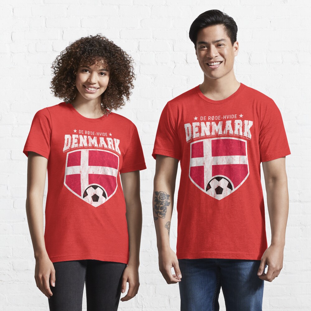 "Denmark Football National Flag T Shirt World Soccer Jersey Cup" Tshirt for Sale by screenworks