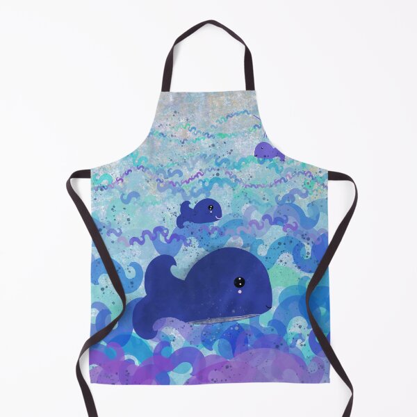 Item preview, Aiden the whale - cute blue whale storybook art designed and sold by Thecraftbus.