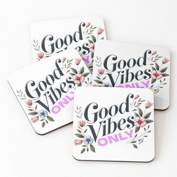 Item preview, Good vibes only flowers designed and sold by CharmSpell.