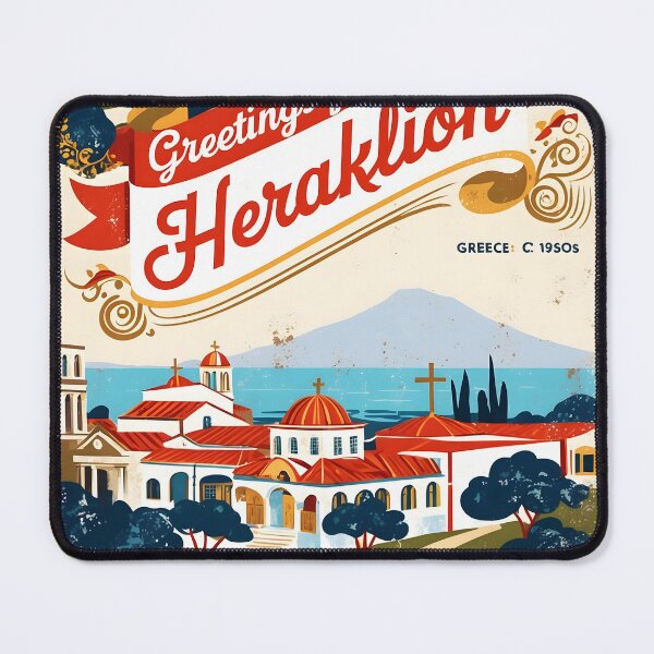 Item preview, Heraklion Crete Greece Postcard Vintage Retro Travel Vintage designed and sold by TravelPostcardGems.